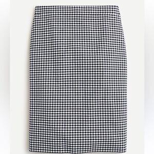 J.Crew 2 Pencil® skirt in microgingham